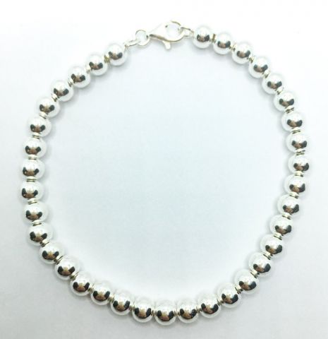 Pulsera de Bolas de Plata