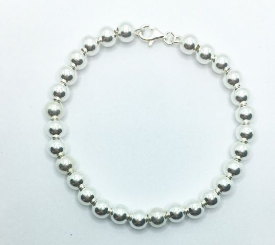 Pulsera de Bolas de Plata
