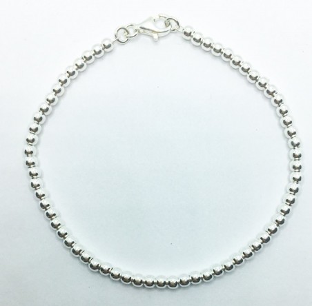 Pulsera de Bolas de Plata