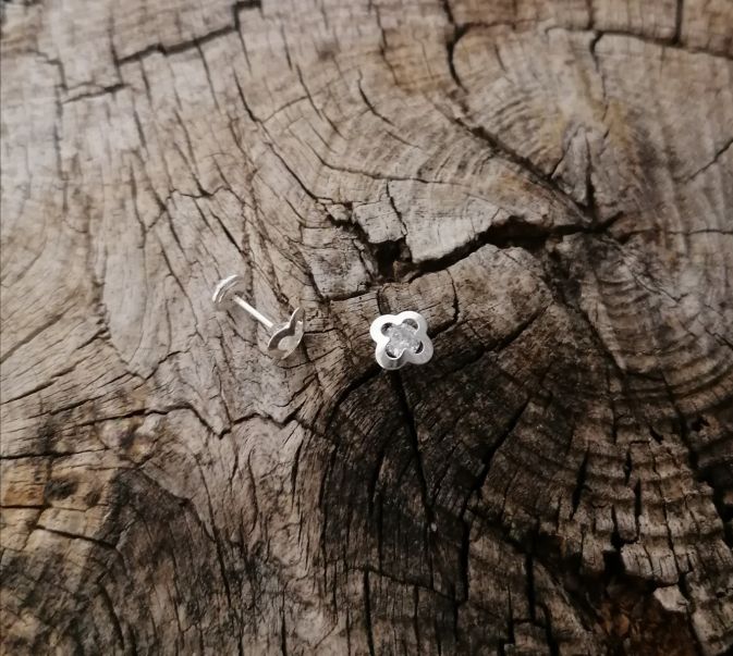 Pendientes Flor Circonita