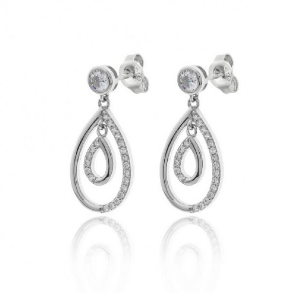 Pendientes Plata Gota