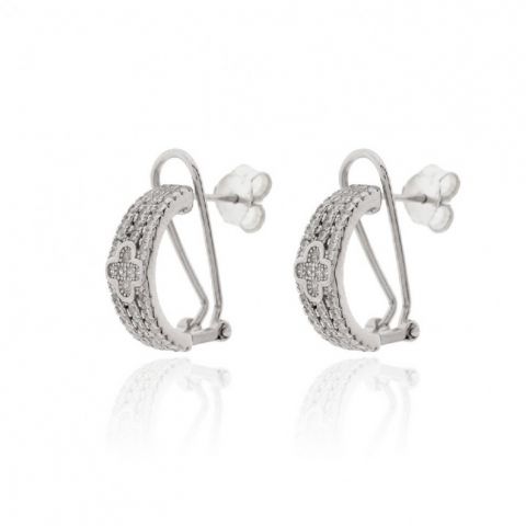 Pendientes Omega Circonitas