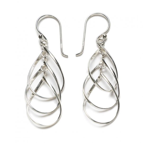 Pendientes Largos plata