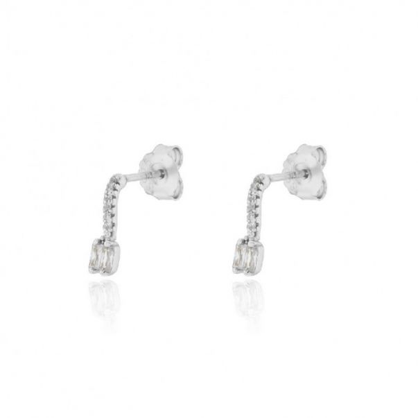 Pendientes Circonita Rígido