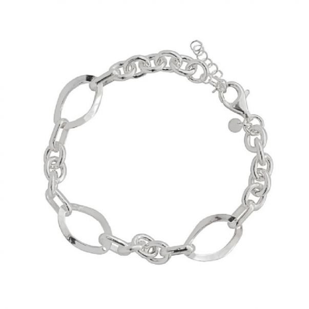 Pulsera Plata Eslabones