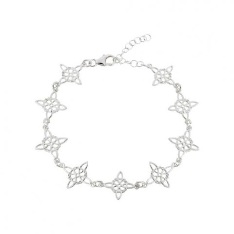 Pulsera Plata Nudo de Brujas