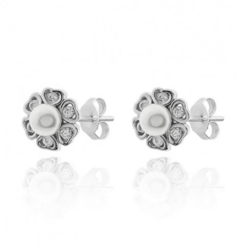 Pendientes Perlas y Circonitas