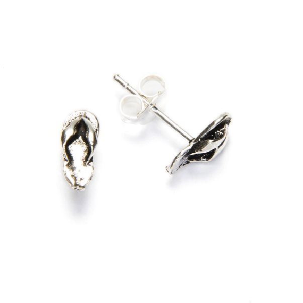 Pendientes Chancla Plata