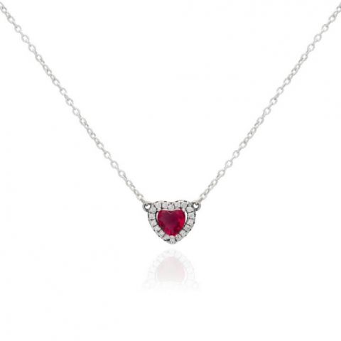 Gargantilla Corazón Rojo