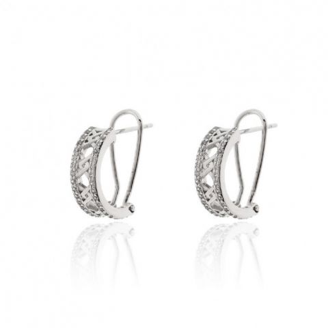 Pendientes Omega Plata