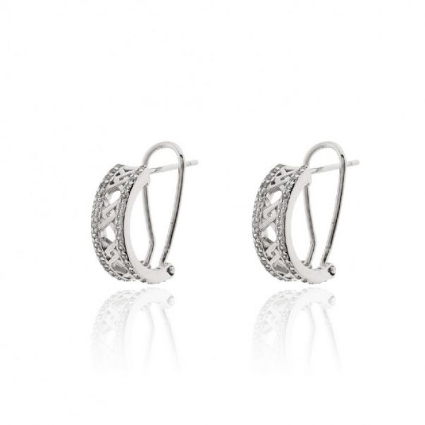 Pendientes Omega Plata