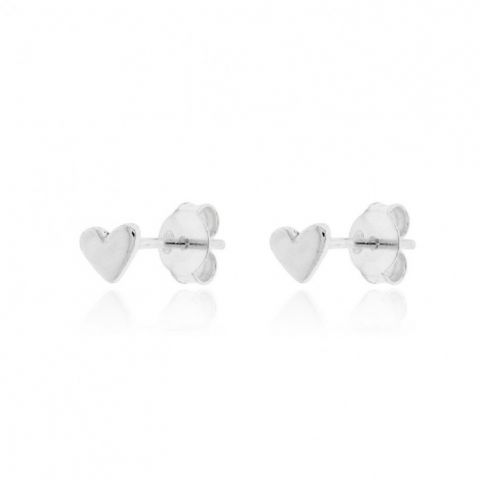 Pendientes Corazón plata