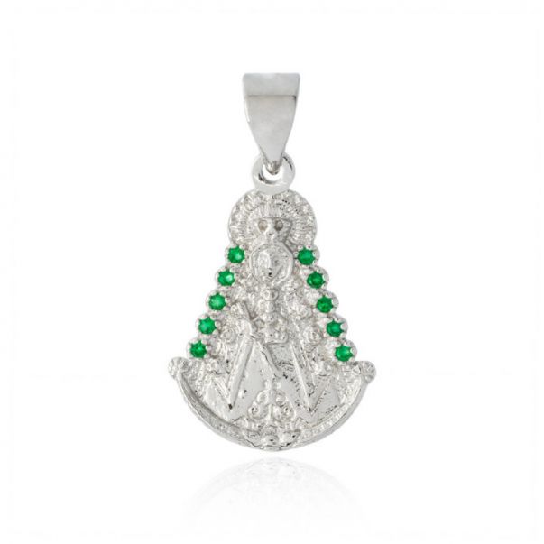 Colgante silueta Virgen del Rocío
