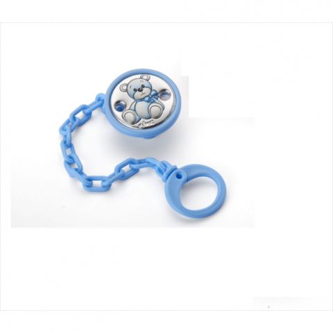 Pinza Chupete Oso Rosa o Azul