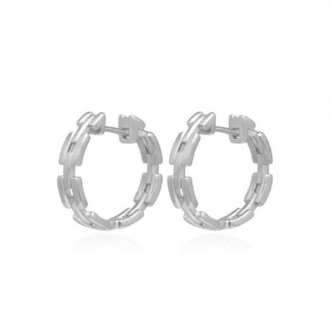 Pendientes Aros Estilo cadena