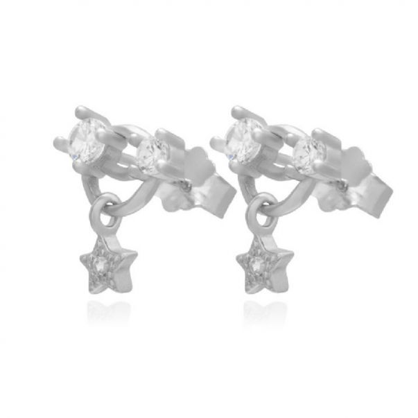 Pendientes Circonitas y Estrella