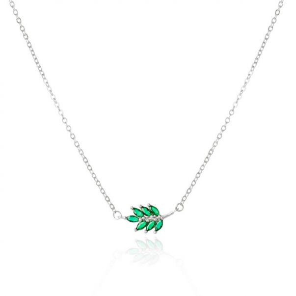Gargantilla Hojas Verdes