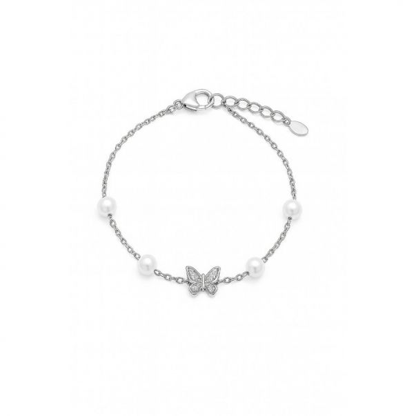 Pulsera Mariposa Perla