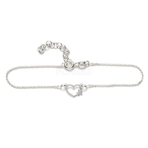 Pulsera Corazón y Estrella