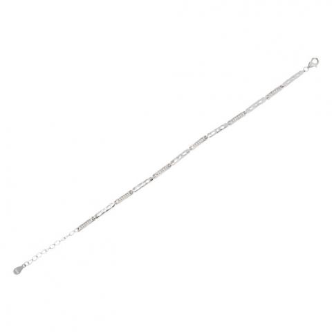Pulsera Rodio Circonitas-Lisa