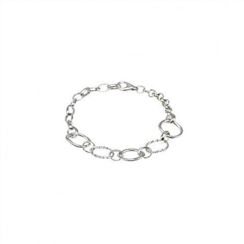 Pulsera plata Eslabones