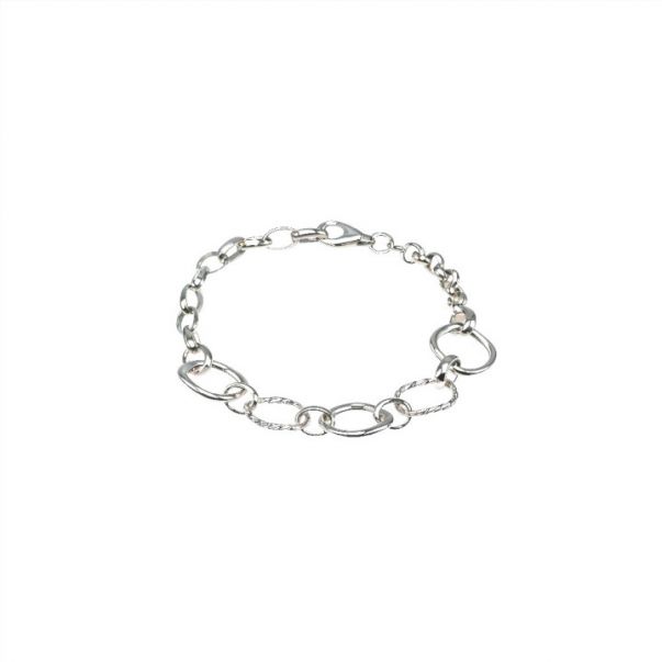 Pulsera plata Eslabones
