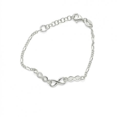 Pulsera Plata Infinitos