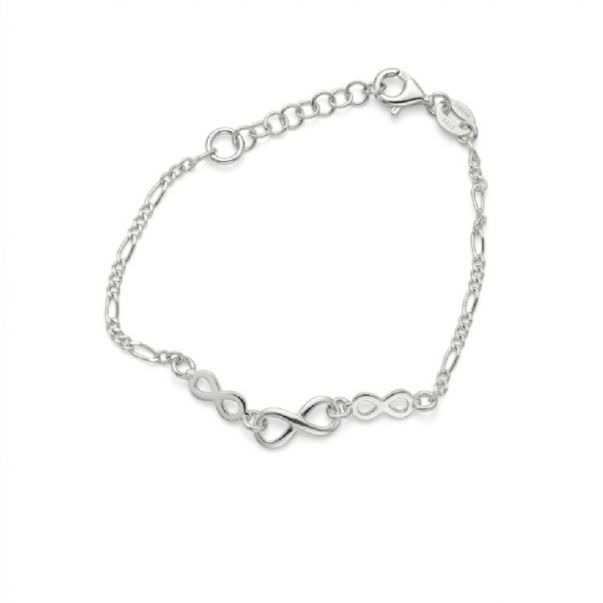 Pulsera Plata Infinitos