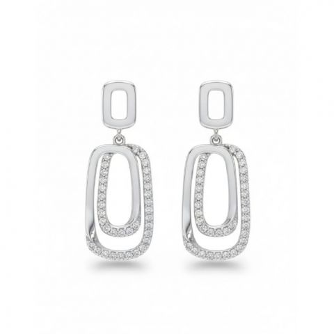 Pendientes Plata Circonitas...