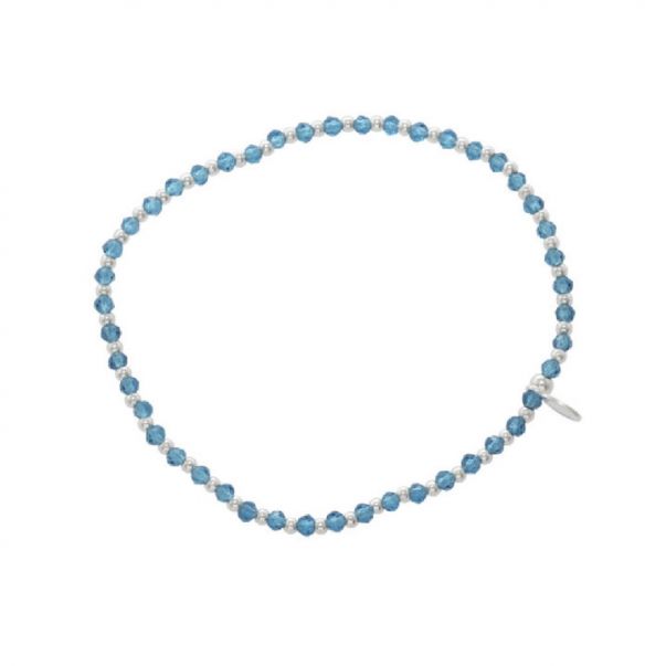 Pulsera Elástica Piedras Celestes