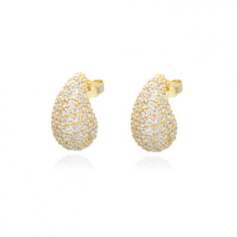 Pendientes Gota Chapados