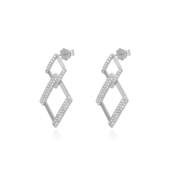 Pendientes Rombo Cz