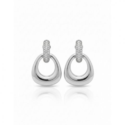 Pendientes Oval Cz