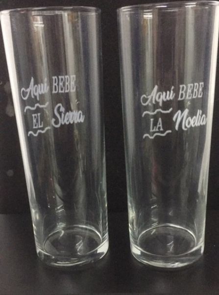 Vaso Tubo Personalizable